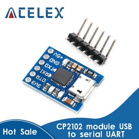 CJMCU CP2102 MICRO USB a UART módulo TTL 6Pin convertidor serie UART STC reemplazar FT232 nuevo para arduino ► Foto 1/6