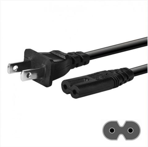 Nuevo 2 Pin punta de la UE Cable de alimentación consola de C7 Cable figura 8 Cable para Samsung fuente de alimentación XBOX PS4 portátil ► Foto 1/6