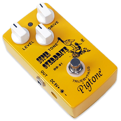 Pigtone-PP-21 Pedal con efecto Overdrive, accesorios para guitarra eléctrica, pedales de efectos, Bypass Real ► Foto 1/6