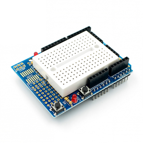 Prototipos de escudo de prototipos, ProtoShield para arduino UNO R3, 1 Uds. Con mini Placa de pruebas ► Foto 1/4