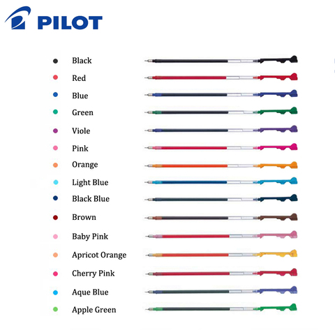 Lote piloto de Japón HI-TEC-C, lote de 6 unidades de 0,3/0,4/0,5mm con relleno neutro, disponible en una variedad de colores, 15 colores completos y borrables ► Foto 1/6