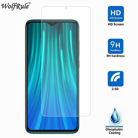 2 piezas protector de pantalla para Xiaomi Redmi Note 8 Pro vidrio templado Redmi Note 8 Pro película protectora ultradelgada Redmi Note 8 Pro ► Foto 1/6