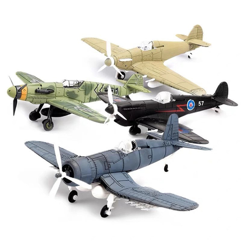 1/48 de la Segunda Guerra Mundial luchador modelo 4D montar aviones de plástico accesorios de bricolaje juguete Avión de juguete Kits de manualidades DIY para adultos ► Foto 1/6