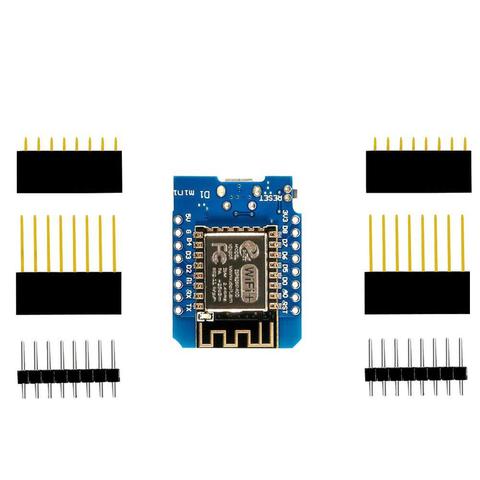 Mini Placa de desarrollo WIFI D1 con pines, ESP-12, ESP-12F, CH340G, CH340, V2, USB, WeMos D1, 3,3 V, ESP8266 ► Foto 1/6