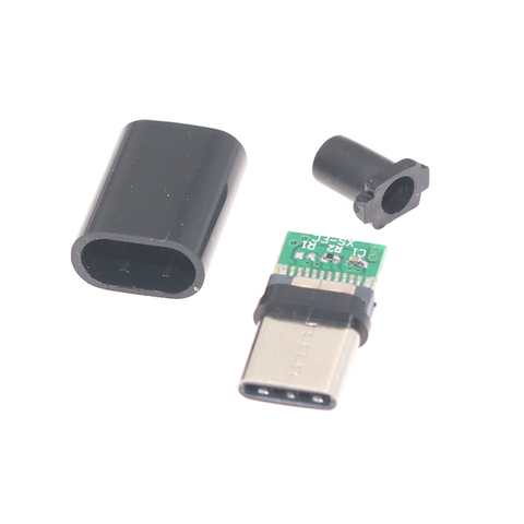 Conector macho de enchufe USB de TYPE-C con PCB, 2 uds./5 uds., interfaz de línea de datos de soldadura de 24 Pines, accesorios de cable de datos DIY ► Foto 1/6