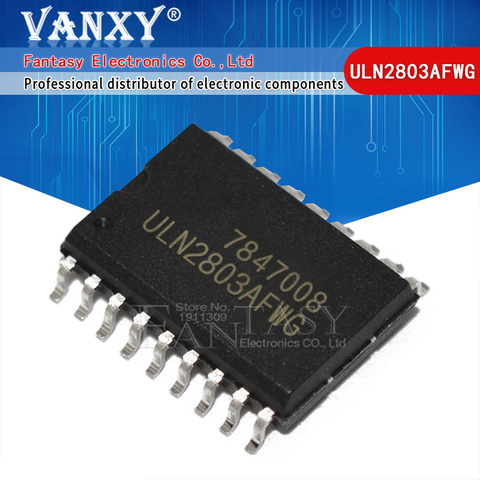 10 Uds ULN2803AFWG SOP18 ULN2803AG SOP ULN2803 SMD ULN2803A 2803AFWG SOP-18 nuevo y original IC ► Foto 1/3