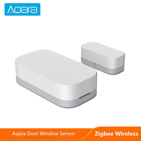 Aqara-Sensor de ventanas y puertas para hogar inteligente, dispositivo mini con conexión inalámbrica Zigbee, funciona con Xiaomi mijia, control desde la aplicación Mi Home ► Foto 1/6