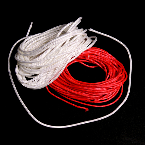 Cuerda trenzada superfuerte para pesca, hilo de pescar de PE trenzado blanco y rojo de 1,2mm y 1,6mm, 5 m/paquete ► Foto 1/6