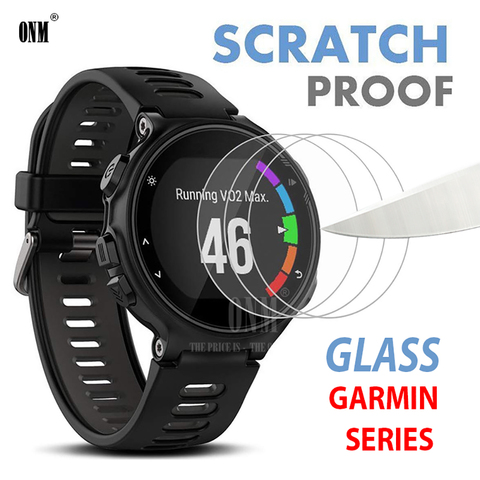 Para Garmin Forerunner 235, 225, 230, 245, 645, 935, 945 45 45 enfoque S62 Protector de pantalla de vidrio templado reloj inteligente Accesorios ► Foto 1/6