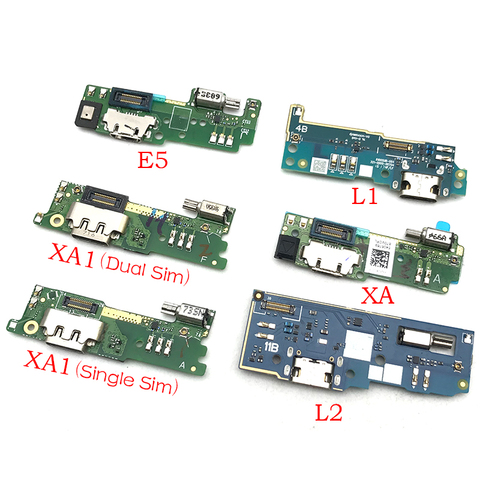Para Sony Xperia E5 L1 L2 M5 XA XA1 XA2 conector de carga de alimentación Ultra USB puerto de enchufe Dock Flex Cable ► Foto 1/4