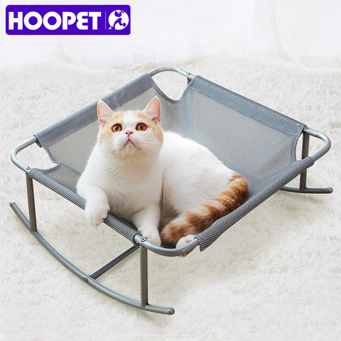 HOOPET Cama de Gato para mascotas cuatro estaciones Universal gato cama de red de verano gatos extraíble lavar hamaca de verano sueño profundo ► Foto 1/6