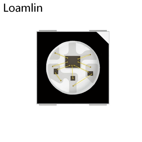 Chip de tira Led DC5V WS2812 WS2812B, versión en negro/blanco (4 pines) RGB Smart WS2811 IC integrado, direccionable, 5 ~ 1000 Uds. ► Foto 1/5