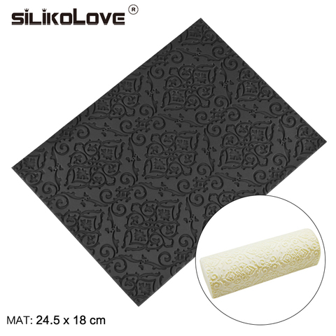 SILIKOLOVE-Molde de silicona para manualidades, estera de textura resistente al calor, para hornear Mousse, postres, Navidad, esteras, combinación de libertad ► Foto 1/6