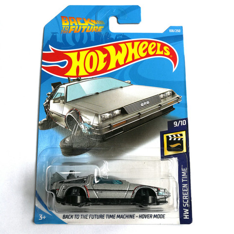 Hot Wheels-coche de Regreso al futuro para niños, modelo HOVER, edición coleccionista, coches FUNDIDOS DE Metal, juguetes para niños, regalo, 2022 ► Foto 1/1