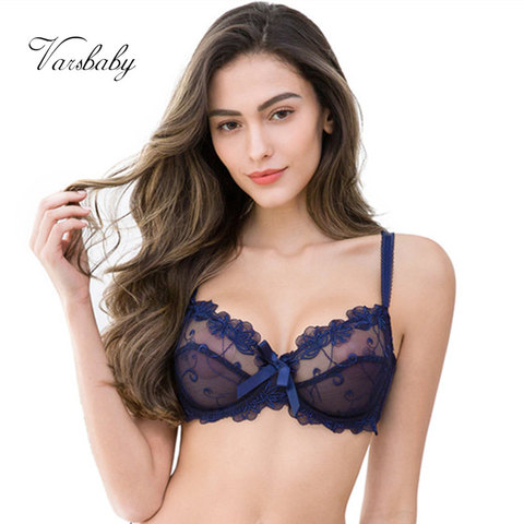 Varsbaby-Lencería de encaje Sexy para mujer, ropa interior Floral de talla grande ► Foto 1/6