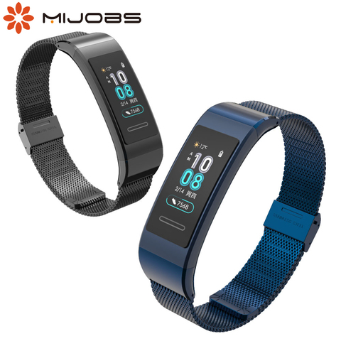 Correa de reloj para Huawei Band 3 / 3 Pro / 4 Pro, correa de pulsera de Metal inteligente para Huawei 3 Pro, accesorio de pulsera ► Foto 1/6