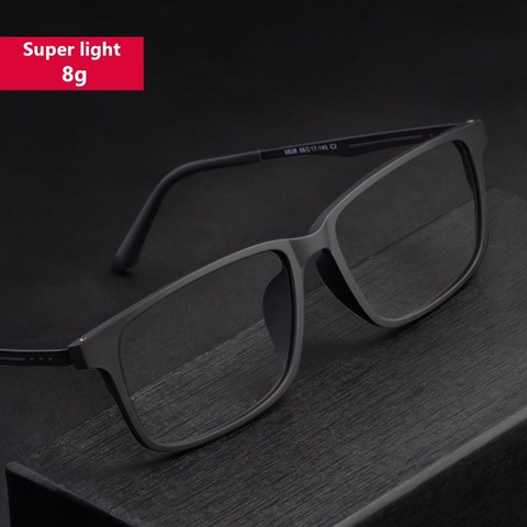 De titanio puro montura gafas miopía gafas hombre ligero y cómodo completa gran marco óptico de gafas mujer 8838 ► Foto 1/5