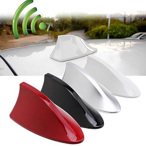 Aleta decorativa Universal de tiburón para techo de coche, cubierta de antena aérea, pegatina, Base de techo, ABS, accesorios de estilismo para coche ► Foto 1/6