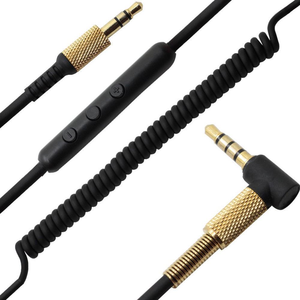 Cable de Audio de repuesto para auriculares Marshall Major II, accesorio con micrófono remoto y Control de volumen para iphone y Samsung ► Foto 1/5