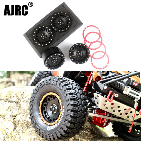 Cubo de rueda de metal de 2,2 pulgadas para coche de control remoto TRAXXAS Trx4 TRX-6 Rc4wd Scx10 1/10 Jimny Cfx Vs4, simulación de escalada, 90046 ► Foto 1/6