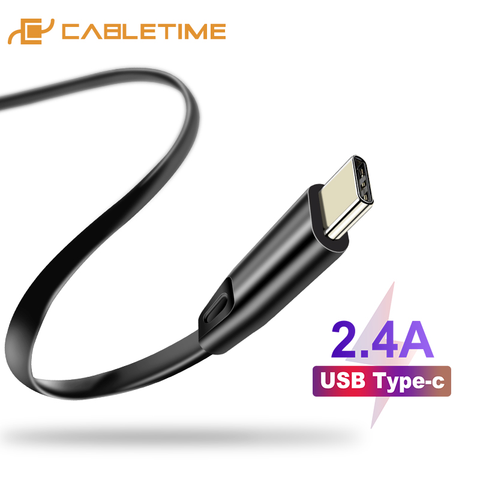Cabletime USB-C Cable para Oneplus 5 Cable USB a tipo C rápido Cable de carga para Samsung S9 Huawei P10 Nintendo C143 ► Foto 1/6
