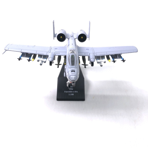 Avión de ataque terrestre Thunderbolt II, modelo de avión de Metal 1:100 A-10, Fuerza Aérea de los EE.UU. Nsmodel ► Foto 1/6