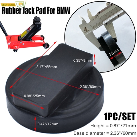 De Jack Pad levantar adaptador piso para BMW Serie 3 4 5 E46 E90 E39 E60 E91 E92 1M M3 M5 M6 F01 F02 F30 F10 X1 X3 X5 X6 Z4 Z8 ► Foto 1/6