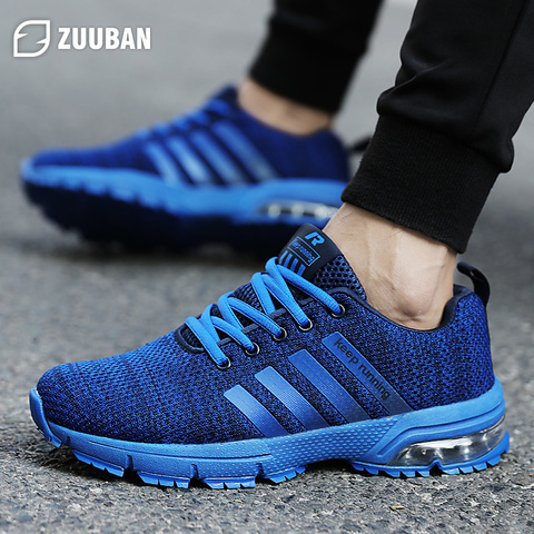 Zapatillas deportivas para hombre, zapatos de gimnasia para hombre, calzado informal azul de ocio, Tenis masculinos ► Foto 1/6