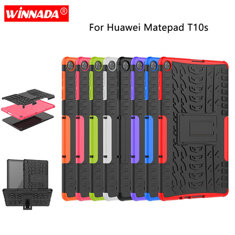 Para Huawei MatePad T10S caso AGS3-W09 AGS3-L09 Tablet armadura TPU + PC a prueba de golpes a prueba, funda para Huawei Matepad T 10s T10 AGS3-AL00 ► Foto 1/6