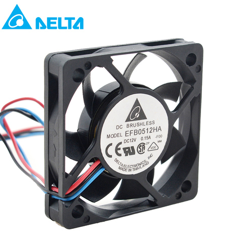 Ventilador de refrigeración EFB0512HA con dos bolas, para Delta 5010, 50x50x10MM, con 3 pines, 4 pines, PWM ► Foto 1/5