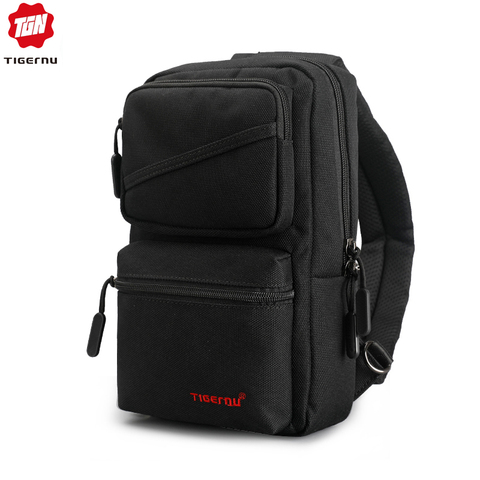 Tigernu Marca Nuevos hombres de Negocios Bolsa de Hombro del Ocio Bolso de la Honda de Las Mujeres Messager bolsas de Mensajero Mini Pecho para 9.7 