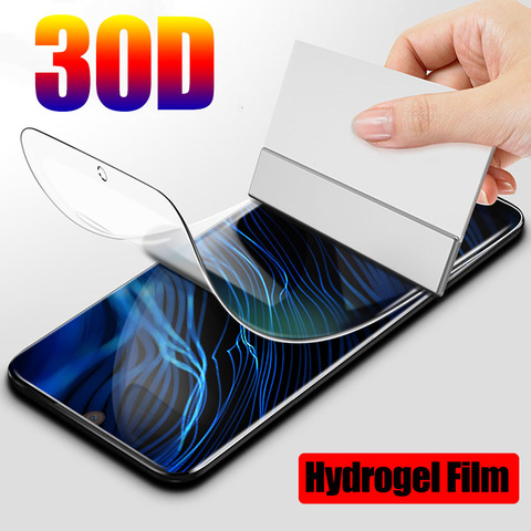 Película protectora de hidrogel 30D para ZTE nubia Z17 M2 Lite Z17 Z11 Minis, Protector de pantalla ZTE Axon 10 Pro, cubierta completa, no cristal ► Foto 1/6