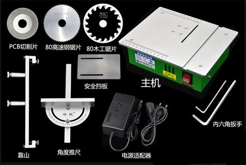 Mini Sierra de mesa de carpintería portátil, máquina de pulido de cuentas, sierra circular de metal, bricolaje, Cortadora De Madera ► Foto 1/4