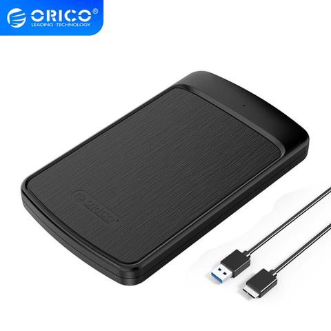 Carcasa de disco duro ORICO Funda de disco duro de 2,5 pulgadas SATA a USB 3,0, herramienta de disco libre 5Gbps 4TB SSD, carcasa HDD con Auto suspensión ► Foto 1/6