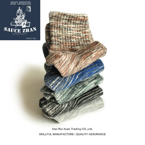 SauceZhan-Calcetines de invierno de algodón para hombre y mujer, calcetín grueso, 5 pares ► Foto 1/5