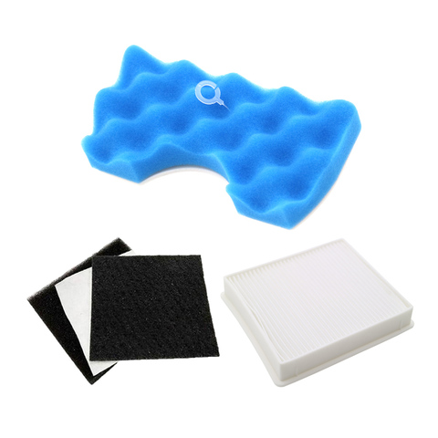 Polvo filtro Hepa + azul + filtro de esponja para Samsung SC4520 SC4740 SC43-47 DJ63-00669A VC-9625 VC-BM620 Aspiradora ► Foto 1/6