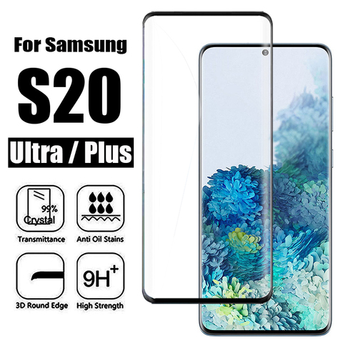 Protector de pantalla de cristal templado para móvil, película de vidrio templado para samsung galaxy s20 s 20 ultra plus 5G s20ultra samsungs20 ► Foto 1/6