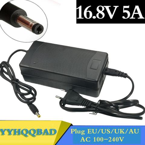 14,4 V 14,8 V 5A DC 16,8 V de tres etapas cargador de batería de litio for14500 14650, 17490, 18500, 18650, 26500 paquete de batería de litio de polímero ► Foto 1/6