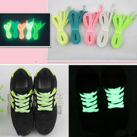 2 unidades/par de luces que brillan en la oscuridad, juguetes para niños, pegatinas luminosas para cordones, divertido regalo deportivo, juguetes fluorescentes para niños ► Foto 1/6