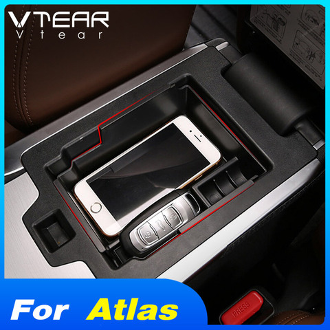 Vtear-organizador para Geely Atlas Emgrand NL-3 Proton X70, organizador de Caja de almacenamiento para apoyabrazos de coche, almacenamiento, accesorios de consola central ► Foto 1/6