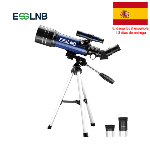 Telescopio astronómico F36070 con trípode compacto para niños, telescopio espacial terrestre para principiantes, imagen de elevación, observación de Luna, regalo para niños ► Foto 1/6