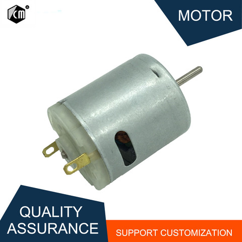 Bringsmart RS365 DC Motor de alta velocidad 5000-19400r/min Mini Motor eléctrico 7,2 V 12 V 18 V 24 V para el secador de pelo de Motor DC ► Foto 1/6