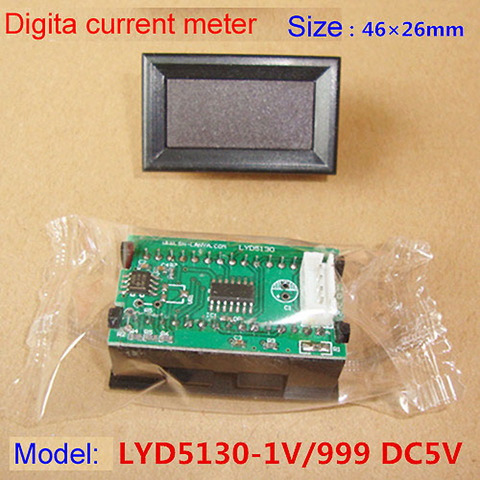 Mesa de visualización digital electrónica, amperímetro de corriente CC, fuente de alimentación LxD5130 DC5V -1v/999 para máquina de soldadura inversor, 5 uds. ► Foto 1/3