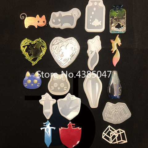 Fox SquirrelJewelry-moldes de resina con incrustaciones de cristal para joyería, Molde de resina para joyería, herramienta de fabricación, 1 unidad ► Foto 1/5