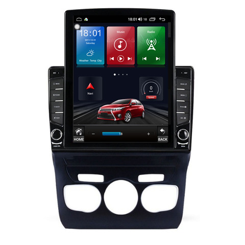 Radio Multimedia con GPS para coche, Radio con reproductor, Android 9,7, 10,1 pulgadas, navegador, SIN DVD ► Foto 1/5