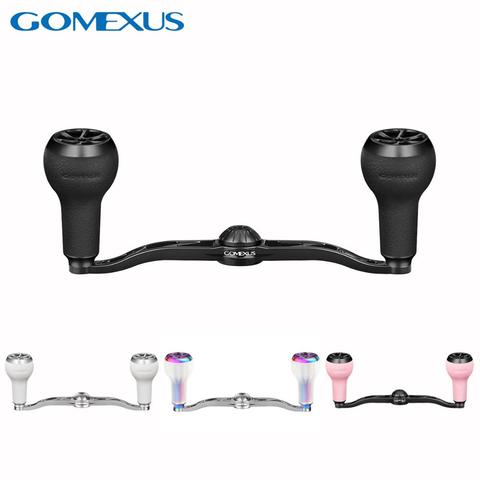 Gomexus Baitcasting manija del carrete TPE perilla para Shimano Daiwa Abu usado, 120mm Tuning Handle CNC mecanizado de alta precisión ► Foto 1/6