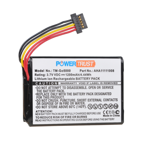 PowerTrust AHA11111008 batería para Tomtom Go5000 Go5100 GO6100 4FL60 4FL50 6000 Pro 5250 PRO camión 5250 ► Foto 1/5