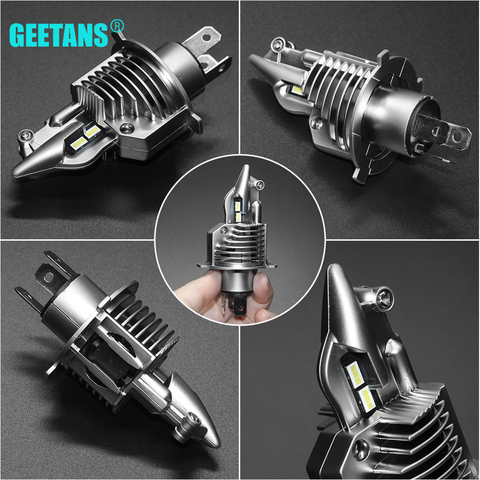 GEETANS luchador H4 Led 9003 HB2 bombilla de faro delantero de coche 80W 12V 24V 6000K Super brillante Led H4 lámpara auto CSP Chip luz del coche 16000LM CJ ► Foto 1/6