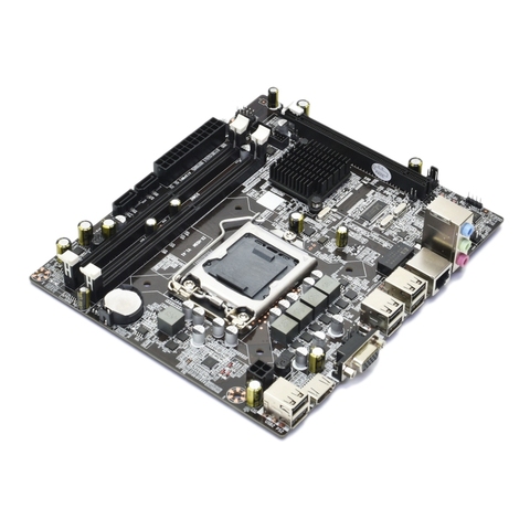 Placa base H55 LGA1156 DDR3 compatible con 8G SATA2.0 PCI-E X16 para serie de servidor LGA1156 ► Foto 1/6