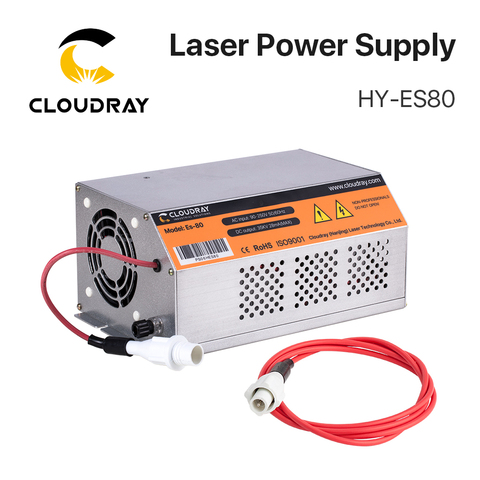 Cloudray 80-100W 80W HY-Es80 CO2 fuente de alimentación láser para CO2 láser máquina cortadora de grabado serie Es ► Foto 1/6